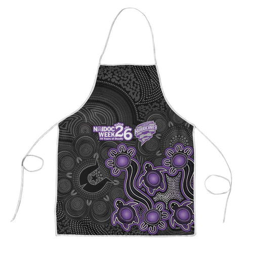 Hobart Hurricanes NAIDOC Week 2026 Apron Sea Turtles Aboriginal Art