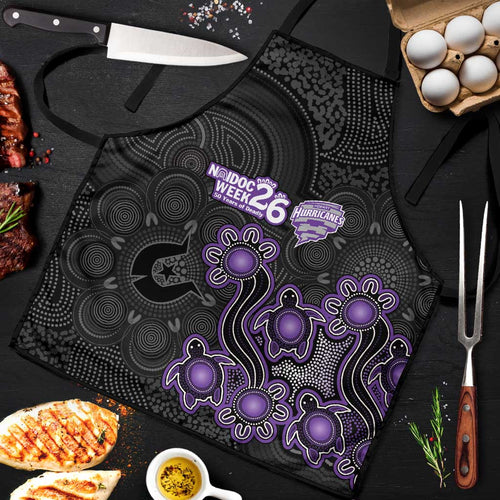 Hobart Hurricanes NAIDOC Week 2026 Apron Sea Turtles Aboriginal Art