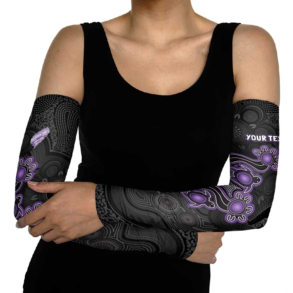 Personalised Hobart Hurricanes NAIDOC Week 2026 Arm Sleeves Sea Turtles Aboriginal Art