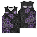 Personalised Hobart Hurricanes NAIDOC Week 2026 Basketball Jersey Sea Turtles Aboriginal Art