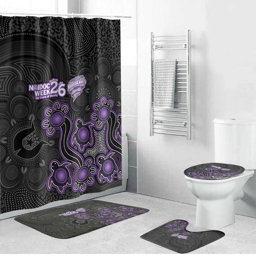 Hobart Hurricanes NAIDOC Week 2026 Bathroom Set Sea Turtles Aboriginal Art