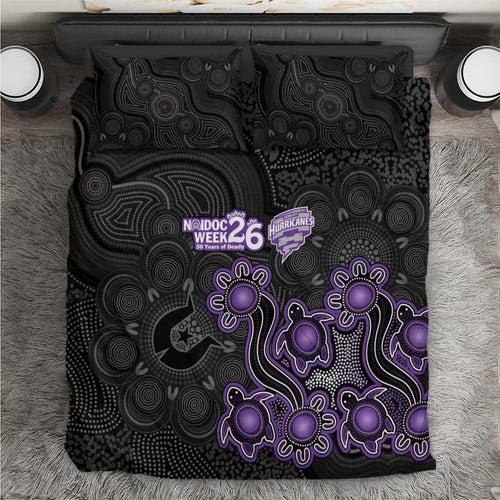 Hobart Hurricanes NAIDOC Week 2026 Bedding Set Sea Turtles Aboriginal Art