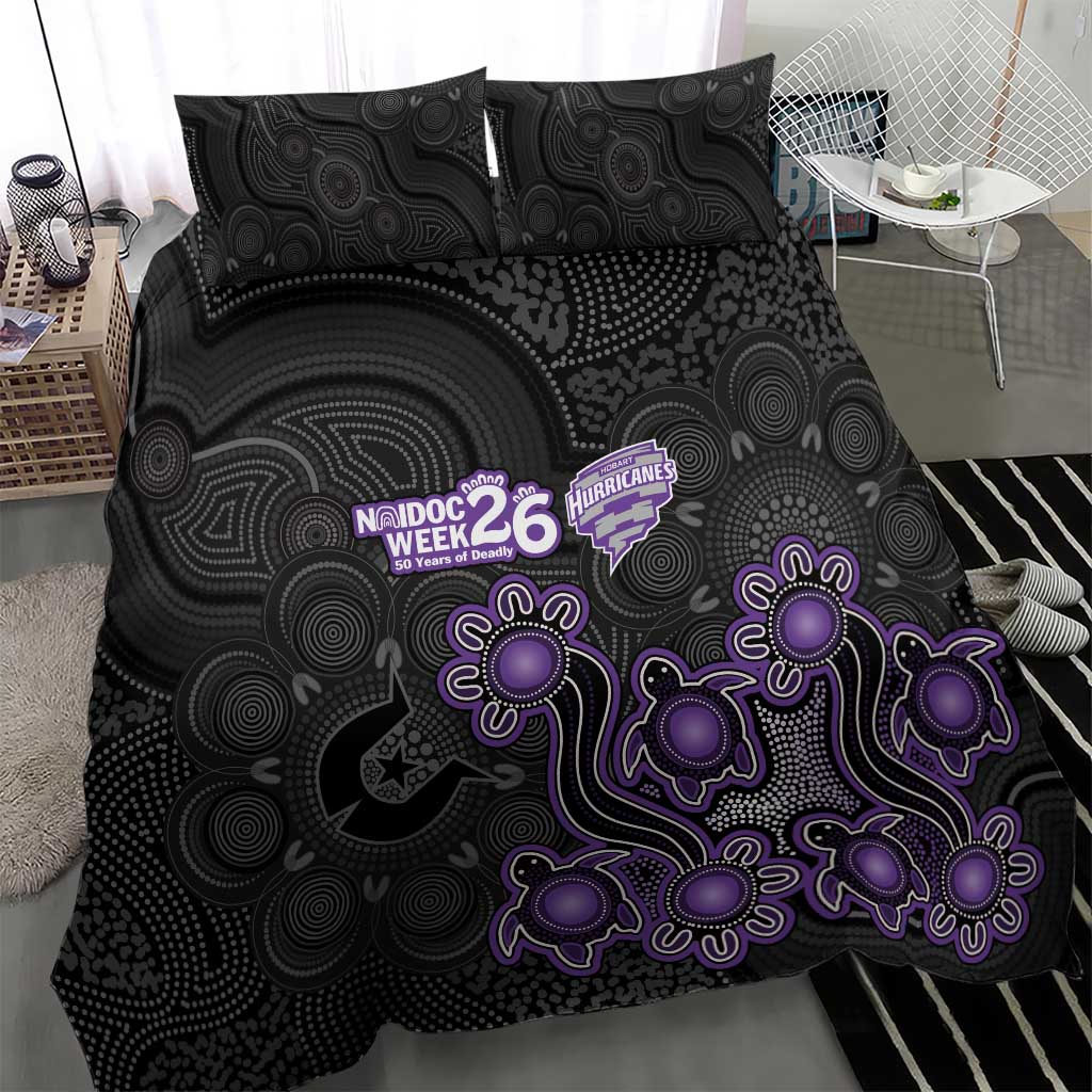 Hobart Hurricanes NAIDOC Week 2026 Bedding Set Sea Turtles Aboriginal Art