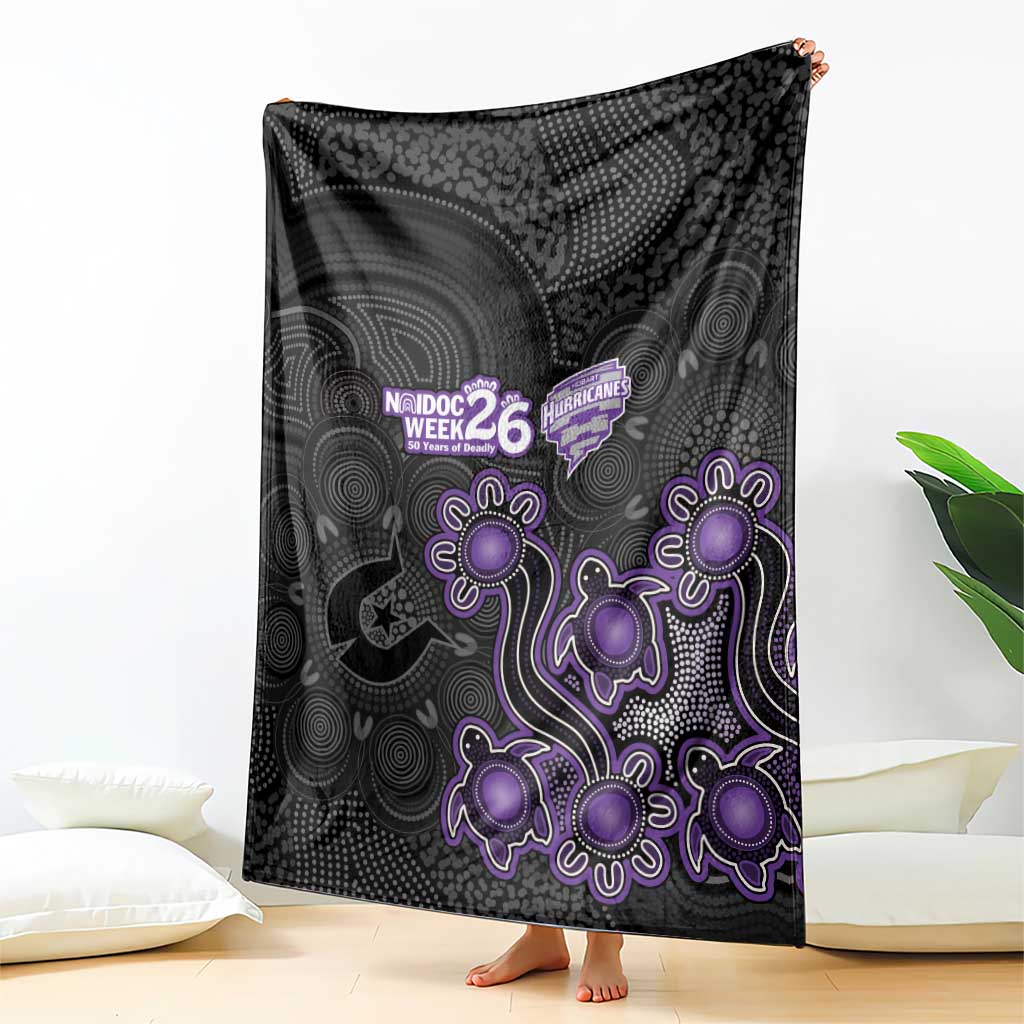 Hobart Hurricanes NAIDOC Week 2026 Blanket Sea Turtles Aboriginal Art