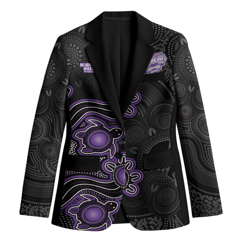Personalised Hobart Hurricanes NAIDOC Week 2026 Blazer Sea Turtles Aboriginal Art