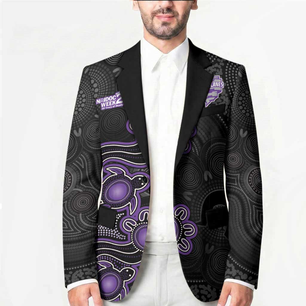 Personalised Hobart Hurricanes NAIDOC Week 2026 Blazer Sea Turtles Aboriginal Art
