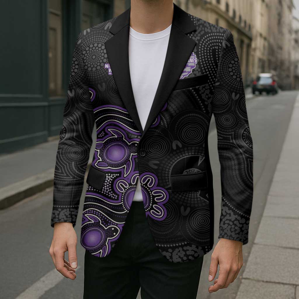 Personalised Hobart Hurricanes NAIDOC Week 2026 Blazer Sea Turtles Aboriginal Art