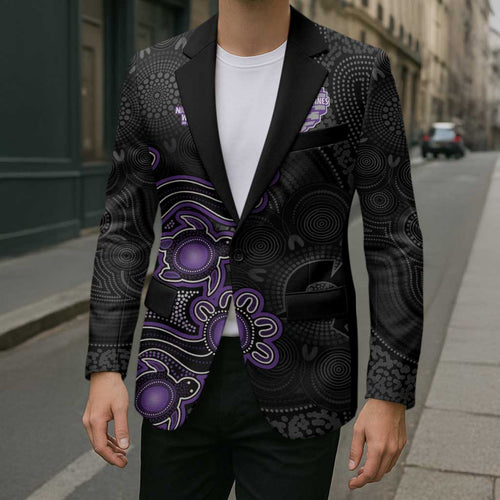 Personalised Hobart Hurricanes NAIDOC Week 2026 Blazer Sea Turtles Aboriginal Art
