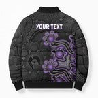 Personalised Hobart Hurricanes NAIDOC Week 2026 Bomber Puffer Jacket Sea Turtles Aboriginal Art