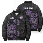 Personalised Hobart Hurricanes NAIDOC Week 2026 Bomber Puffer Jacket Sea Turtles Aboriginal Art