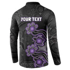 Personalised Hobart Hurricanes NAIDOC Week 2026 Button Sweatshirt Sea Turtles Aboriginal Art