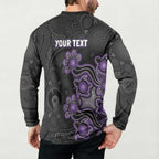 Personalised Hobart Hurricanes NAIDOC Week 2026 Button Sweatshirt Sea Turtles Aboriginal Art