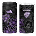 Personalised Hobart Hurricanes NAIDOC Week 2026 4 in 1 Can Cooler Tumbler Sea Turtles Aboriginal Art
