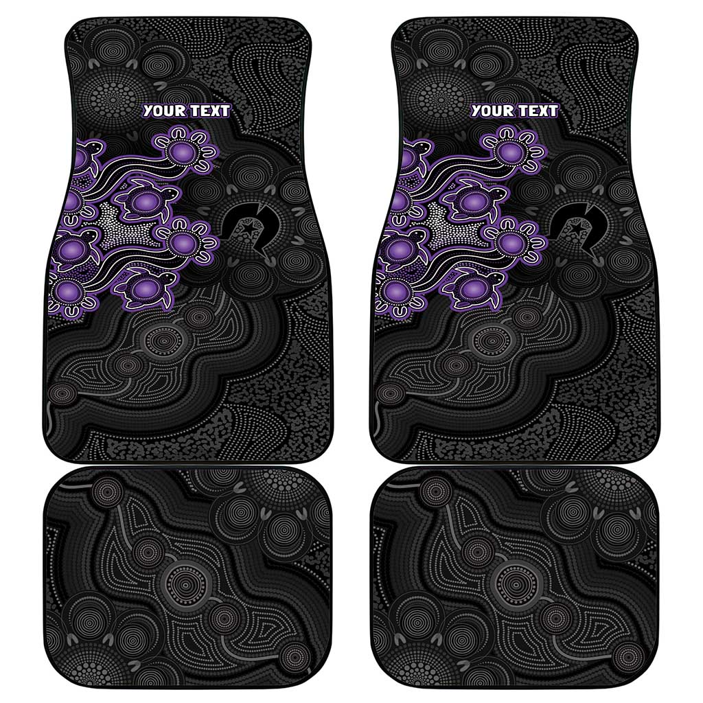 Personalised Hobart Hurricanes NAIDOC Week 2026 Car Mats Sea Turtles Aboriginal Art