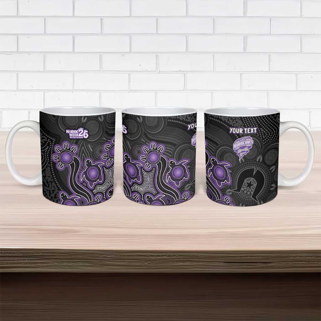 Personalised Hobart Hurricanes NAIDOC Week 2026 Ceramic Mug Sea Turtles Aboriginal Art