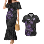 Personalised Hobart Hurricanes NAIDOC Week 2026 Couples Matching Mermaid Dress and Hawaiian Shirt Sea Turtles Aboriginal Art