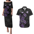 Personalised Hobart Hurricanes NAIDOC Week 2026 Couples Matching Puletasi and Hawaiian Shirt Sea Turtles Aboriginal Art