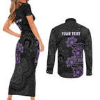Personalised Hobart Hurricanes NAIDOC Week 2026 Couples Matching Short Sleeve Bodycon Dress and Long Sleeve Button Shirt Sea Turtles Aboriginal Art