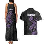 Personalised Hobart Hurricanes NAIDOC Week 2026 Couples Matching Tank Maxi Dress and Hawaiian Shirt Sea Turtles Aboriginal Art