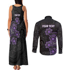 Personalised Hobart Hurricanes NAIDOC Week 2026 Couples Matching Tank Maxi Dress and Long Sleeve Button Shirt Sea Turtles Aboriginal Art