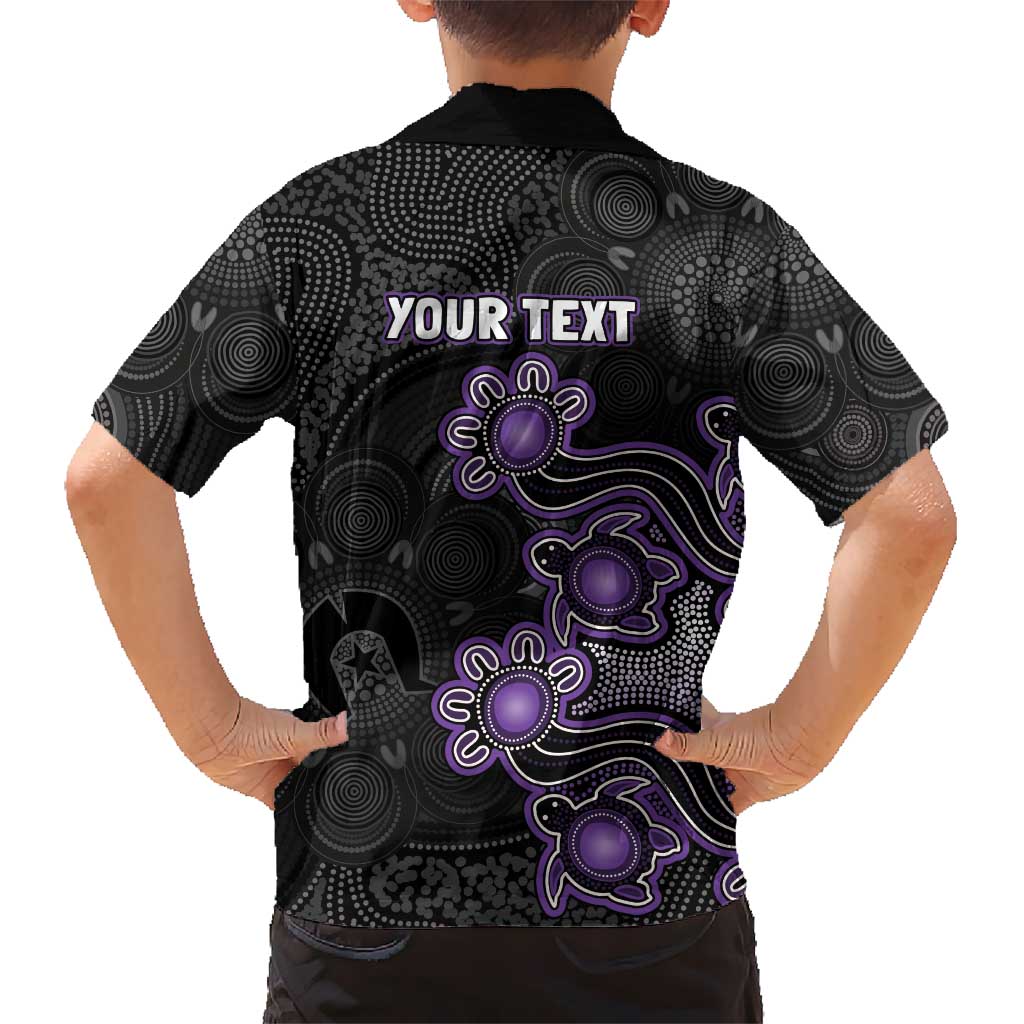 Personalised Hobart Hurricanes NAIDOC Week 2026 Family Matching Mermaid Dress and Hawaiian Shirt Sea Turtles Aboriginal Art