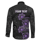 Personalised Hobart Hurricanes NAIDOC Week 2026 Family Matching Off Shoulder Short Dress and Hawaiian Shirt Sea Turtles Aboriginal Art
