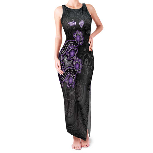 Personalised Hobart Hurricanes NAIDOC Week 2026 Family Matching Tank Maxi Dress and Hawaiian Shirt Sea Turtles Aboriginal Art