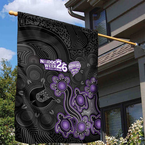 Hobart Hurricanes NAIDOC Week 2026 Garden Flag Sea Turtles Aboriginal Art
