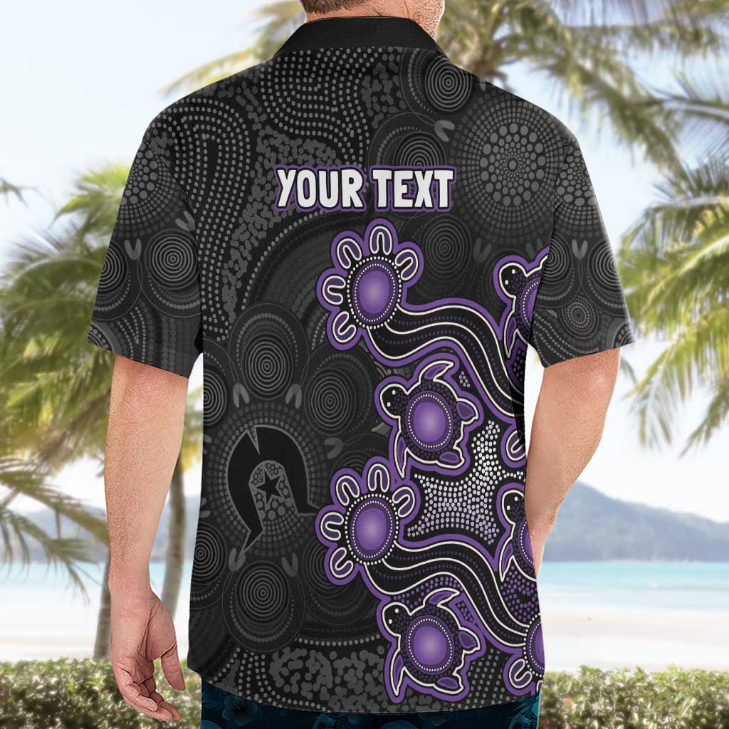 Personalised Hobart Hurricanes NAIDOC Week 2026 Hawaiian Shirt Sea Turtles Aboriginal Art