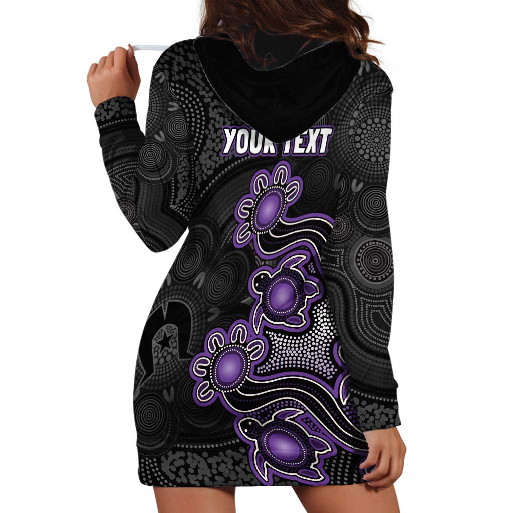 Personalised Hobart Hurricanes NAIDOC Week 2026 Hoodie Dress Sea Turtles Aboriginal Art