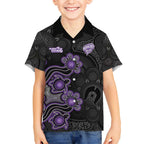 Personalised Hobart Hurricanes NAIDOC Week 2026 Kid Hawaiian Shirt Sea Turtles Aboriginal Art