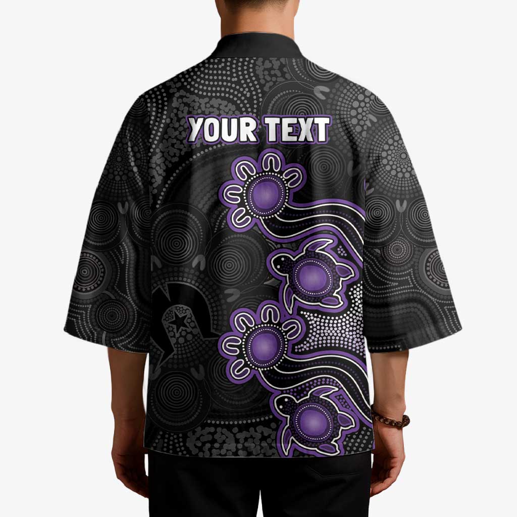 Personalised Hobart Hurricanes NAIDOC Week 2026 Kimono Sea Turtles Aboriginal Art