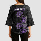 Personalised Hobart Hurricanes NAIDOC Week 2026 Kimono Sleeve Blouse Sea Turtles Aboriginal Art