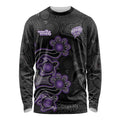 Personalised Hobart Hurricanes NAIDOC Week 2026 Long Sleeve Shirt Sea Turtles Aboriginal Art