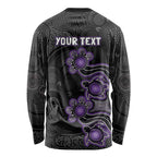 Personalised Hobart Hurricanes NAIDOC Week 2026 Long Sleeve Shirt Sea Turtles Aboriginal Art