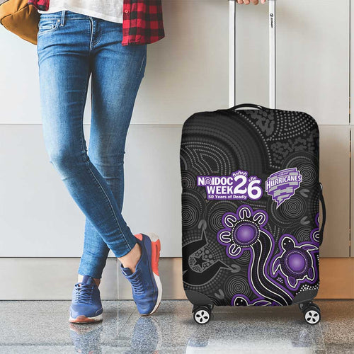 Hobart Hurricanes NAIDOC Week 2026 Luggage Cover Sea Turtles Aboriginal Art