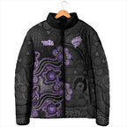 Personalised Hobart Hurricanes NAIDOC Week 2026 Padded Jacket Sea Turtles Aboriginal Art