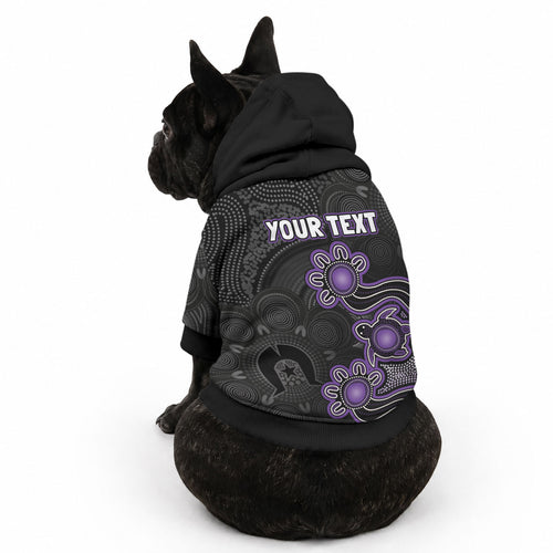 Personalised Hobart Hurricanes NAIDOC Week 2026 Pet Hoodie Sea Turtles Aboriginal Art