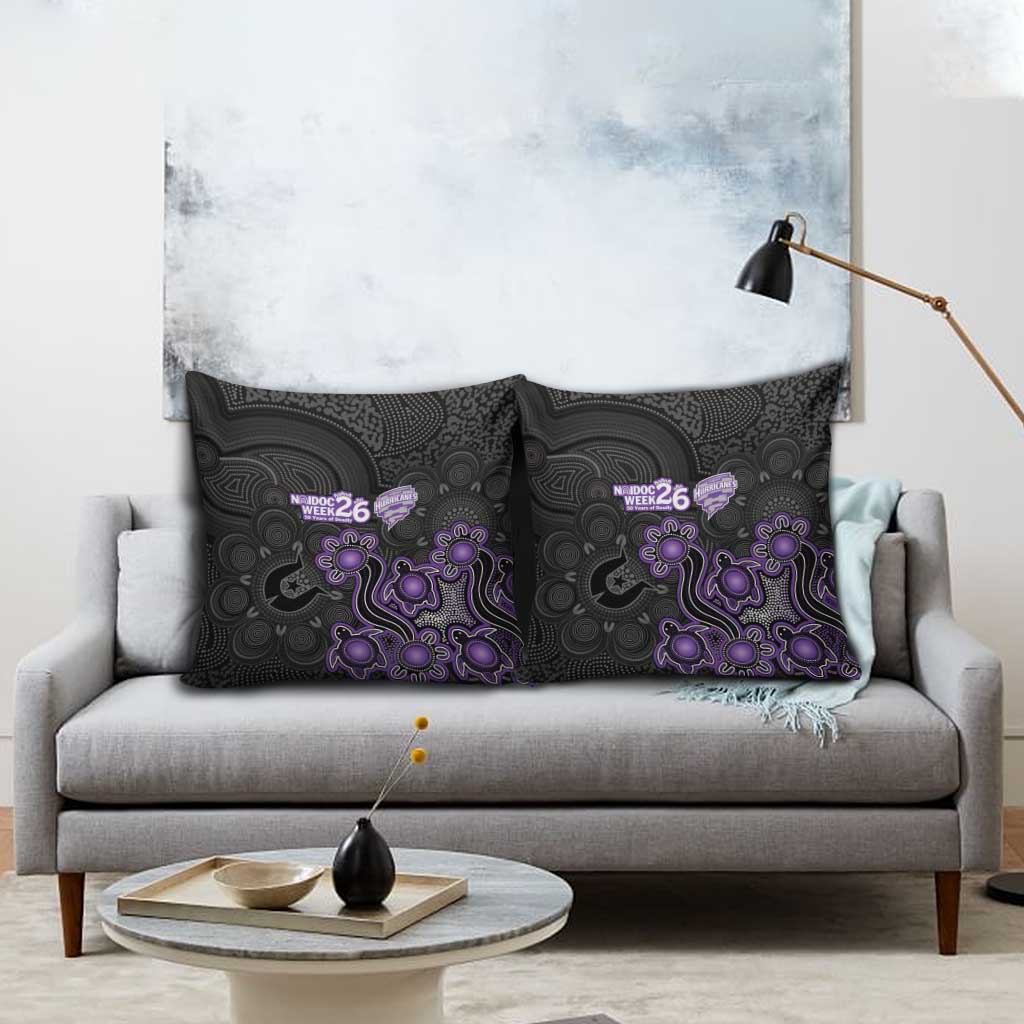 Hobart Hurricanes NAIDOC Week 2026 Pillow Cover Sea Turtles Aboriginal Art