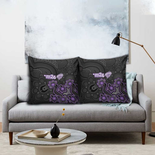 Hobart Hurricanes NAIDOC Week 2026 Pillow Cover Sea Turtles Aboriginal Art