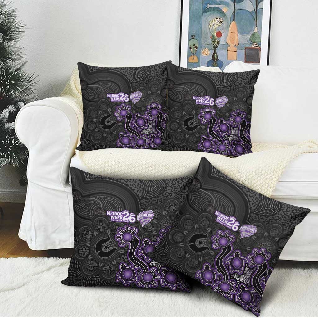 Hobart Hurricanes NAIDOC Week 2026 Pillow Cover Sea Turtles Aboriginal Art