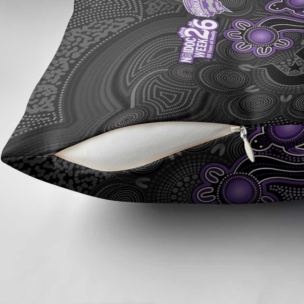 Hobart Hurricanes NAIDOC Week 2026 Pillow Cover Sea Turtles Aboriginal Art