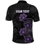 Personalised Hobart Hurricanes NAIDOC Week 2026 Polo Shirt Sea Turtles Aboriginal Art