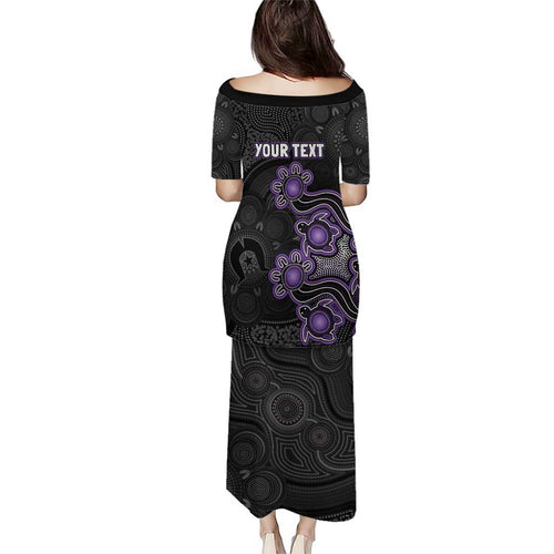 Personalised Hobart Hurricanes NAIDOC Week 2026 Puletasi Sea Turtles Aboriginal Art