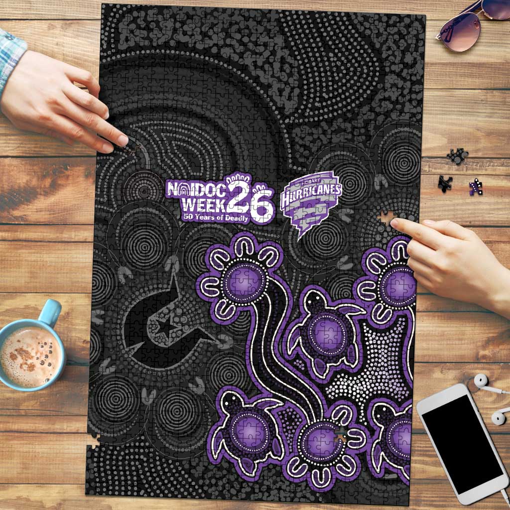Hobart Hurricanes NAIDOC Week 2026 Puzzle Sea Turtles Aboriginal Art