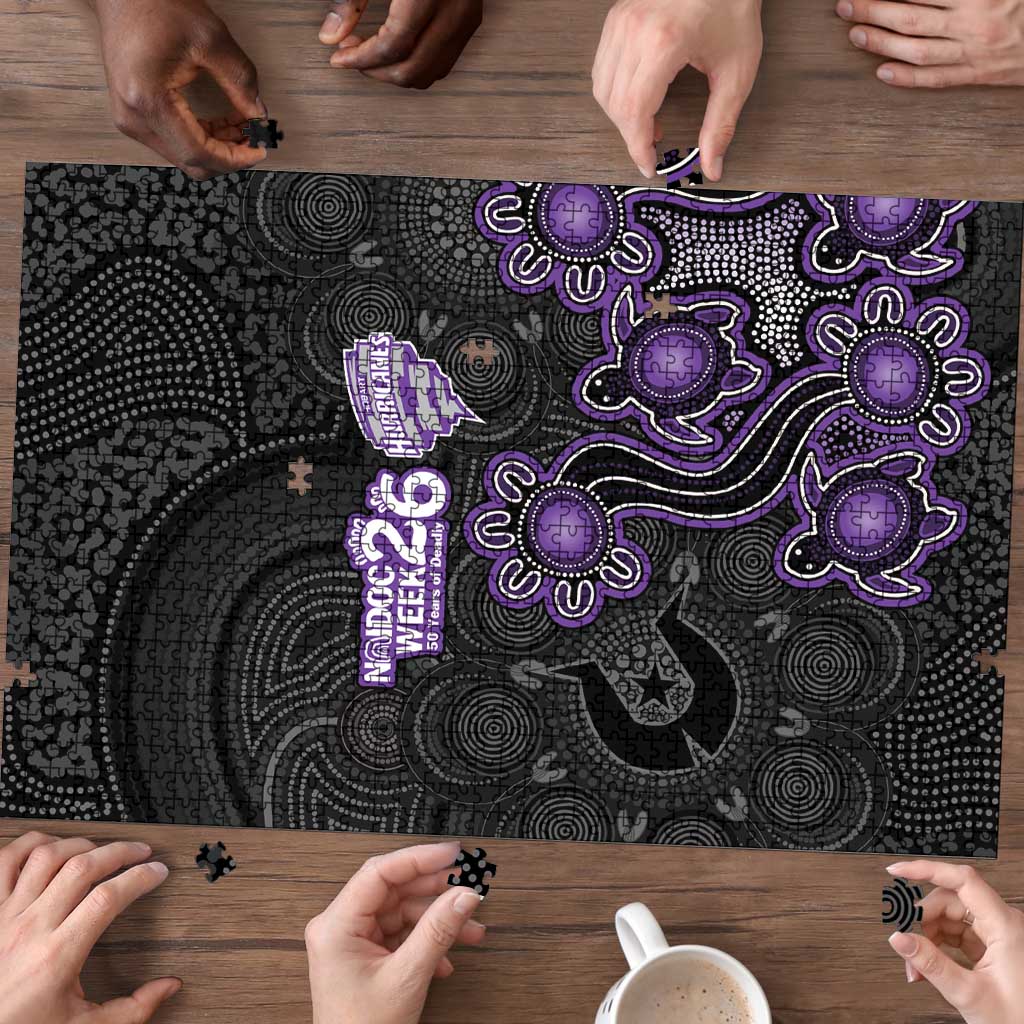 Hobart Hurricanes NAIDOC Week 2026 Puzzle Sea Turtles Aboriginal Art