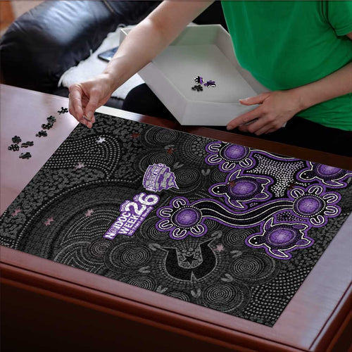 Hobart Hurricanes NAIDOC Week 2026 Puzzle Sea Turtles Aboriginal Art