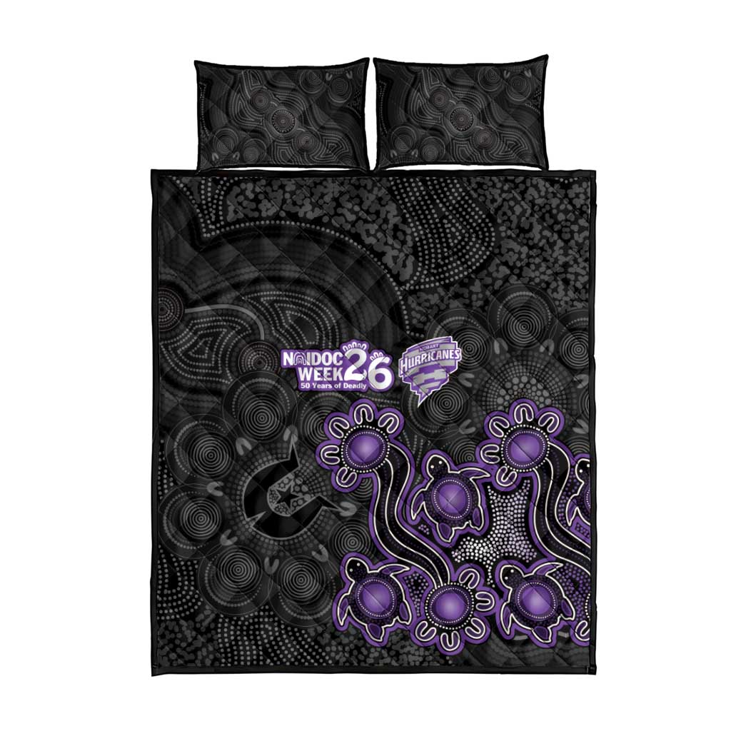 Hobart Hurricanes NAIDOC Week 2026 Quilt Bed Set Sea Turtles Aboriginal Art