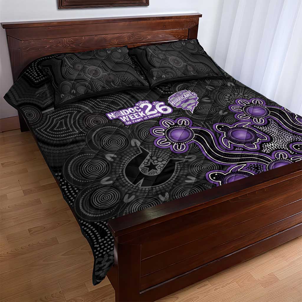 Hobart Hurricanes NAIDOC Week 2026 Quilt Bed Set Sea Turtles Aboriginal Art