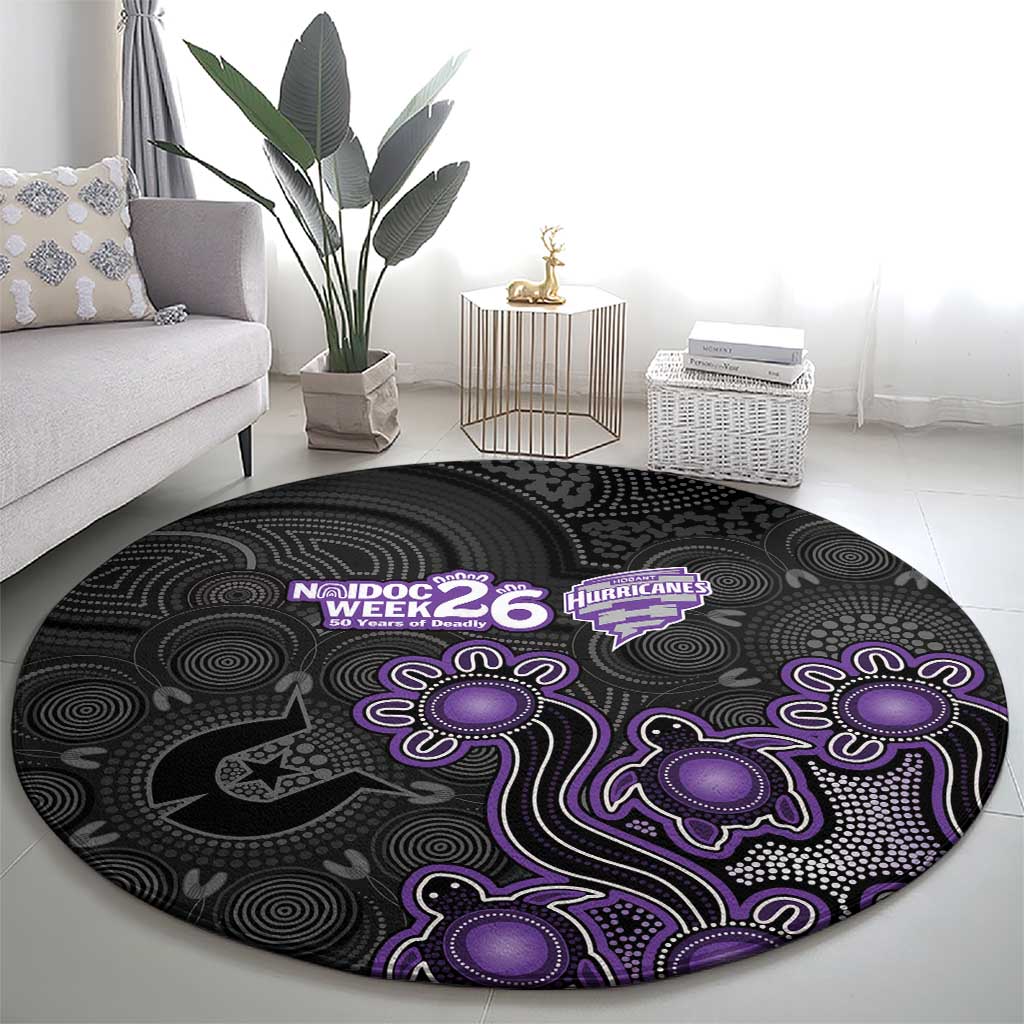 Hobart Hurricanes NAIDOC Week 2026 Round Carpet Sea Turtles Aboriginal Art